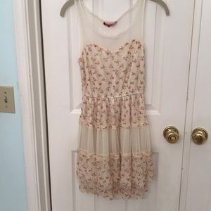 Floral summer flared dress